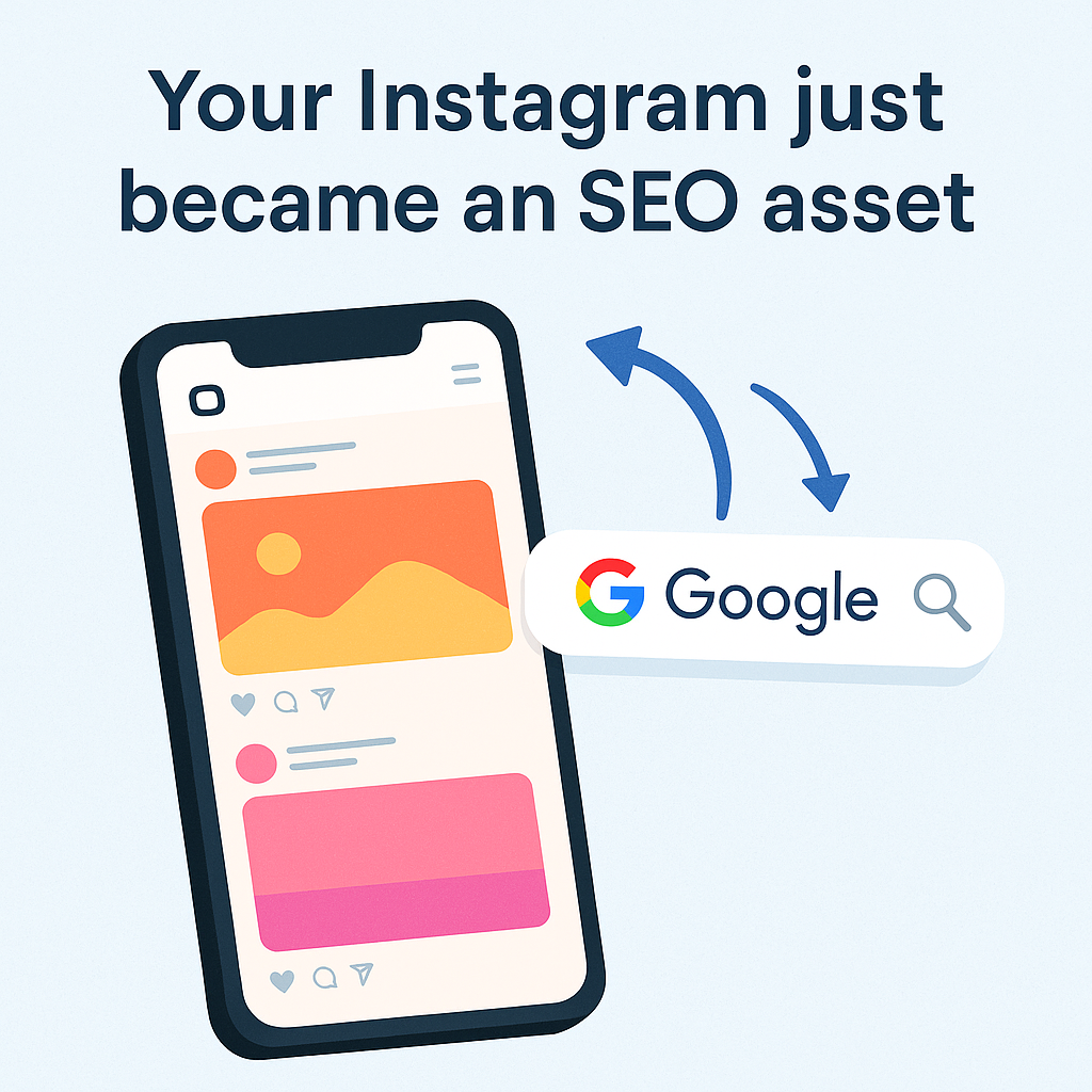 Your Instagram is an SEO addition from now on - here's how to do it smartly 1 Your Instagram just became an SEO asset
